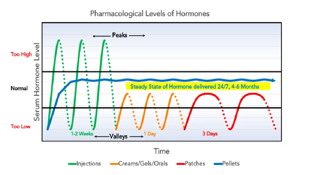 Bioidentical Hormone Replacement Pellets Estrogen Testosterone Menopause Andropause